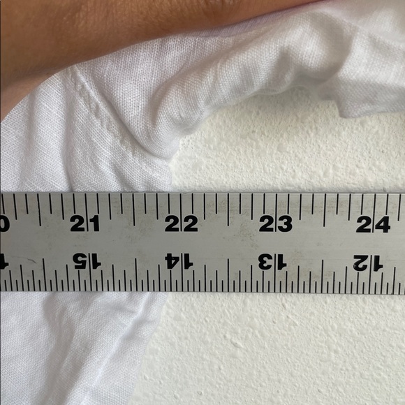 J. Crew Women's Relaxed-fit beach shirt in linen-cotton blend Small White - Picture 5 of 6